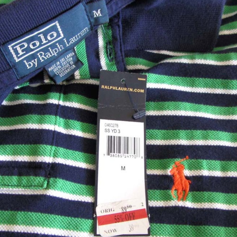 NWT POLO RALPH LAUREN collar short sleeve polo shirt sz M